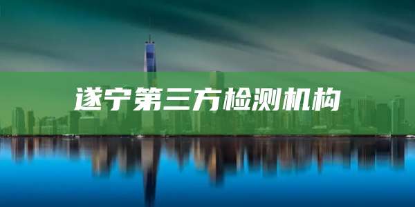 遂宁第三方检测机构