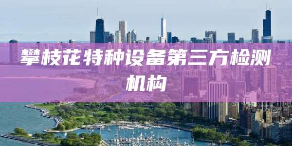 攀枝花特种设备第三方检测机构