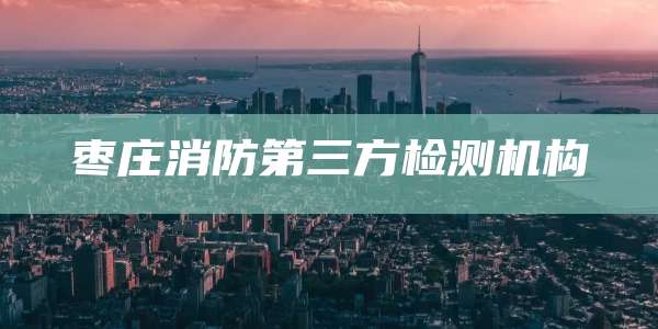 枣庄消防第三方检测机构